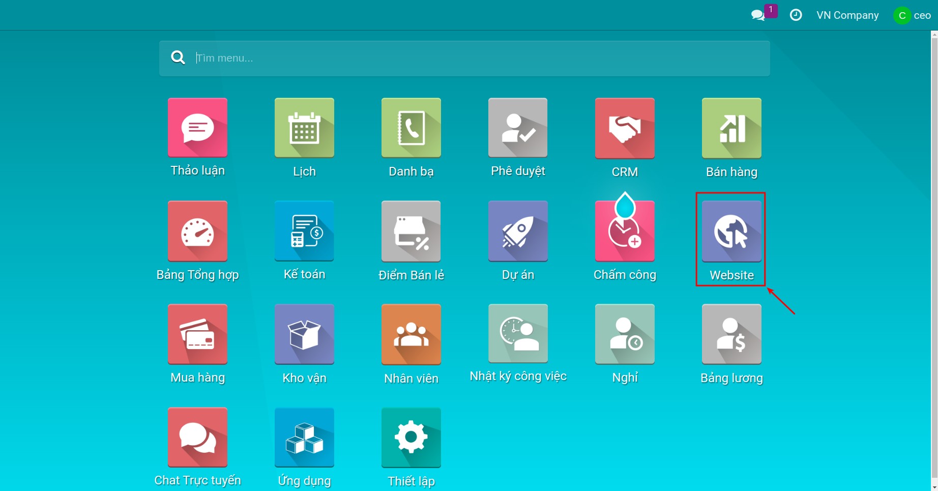 Đi đến Website Viindoo