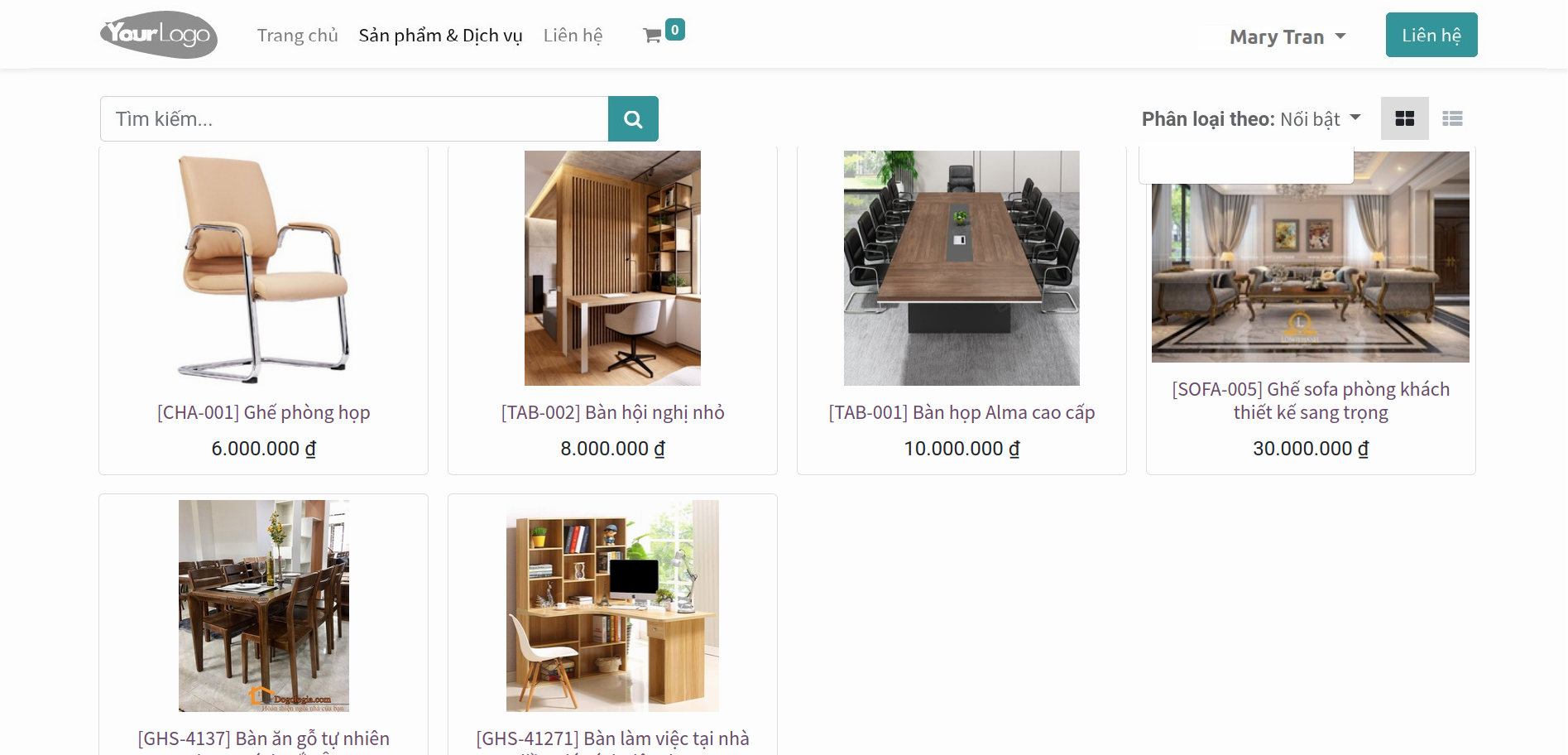 Truy cập vào Tài khoản của tôi