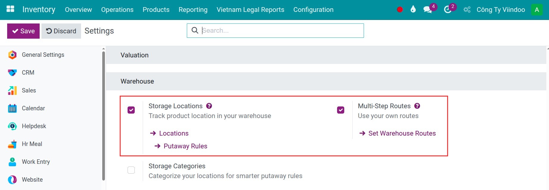 Activate features