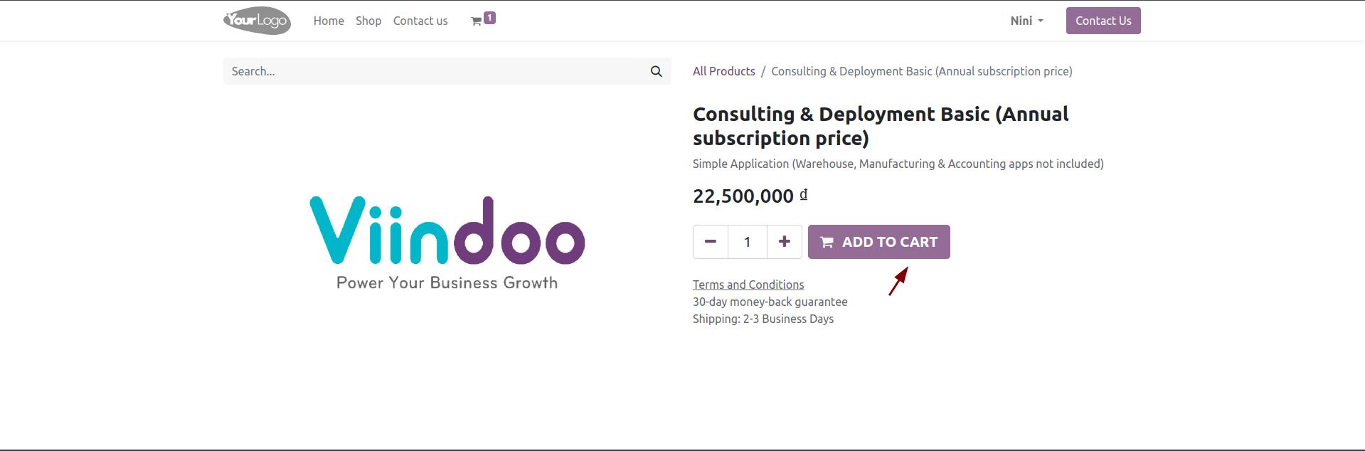 Add product to card