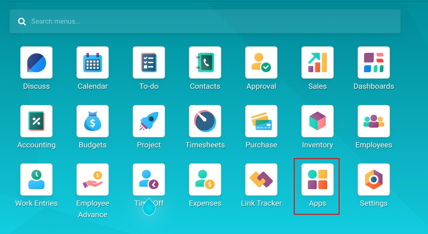 Navigate to the Viindoo Apps - Viindoo