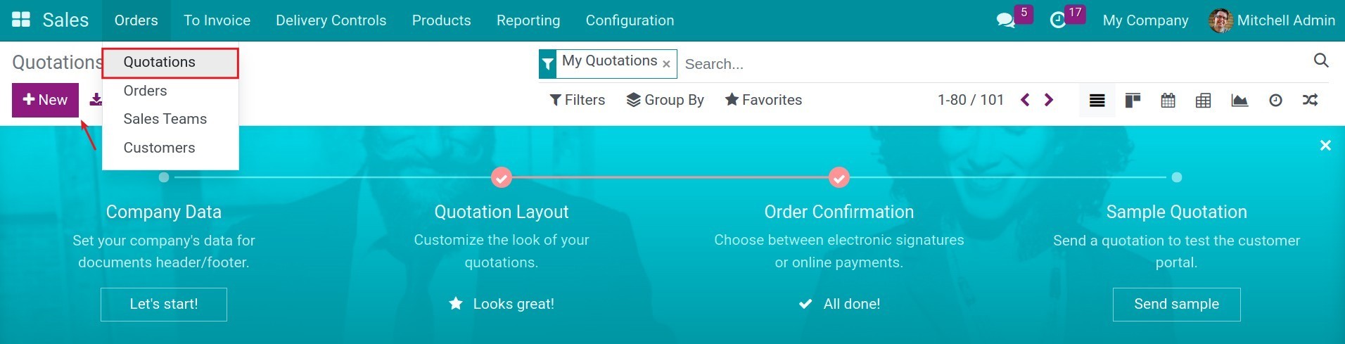 Viindoo Sales app