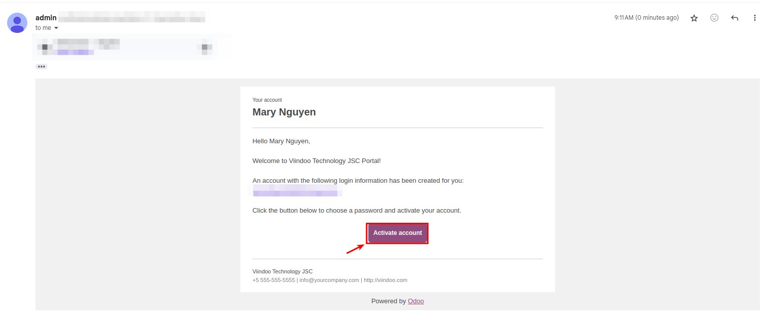 Receive the links via email