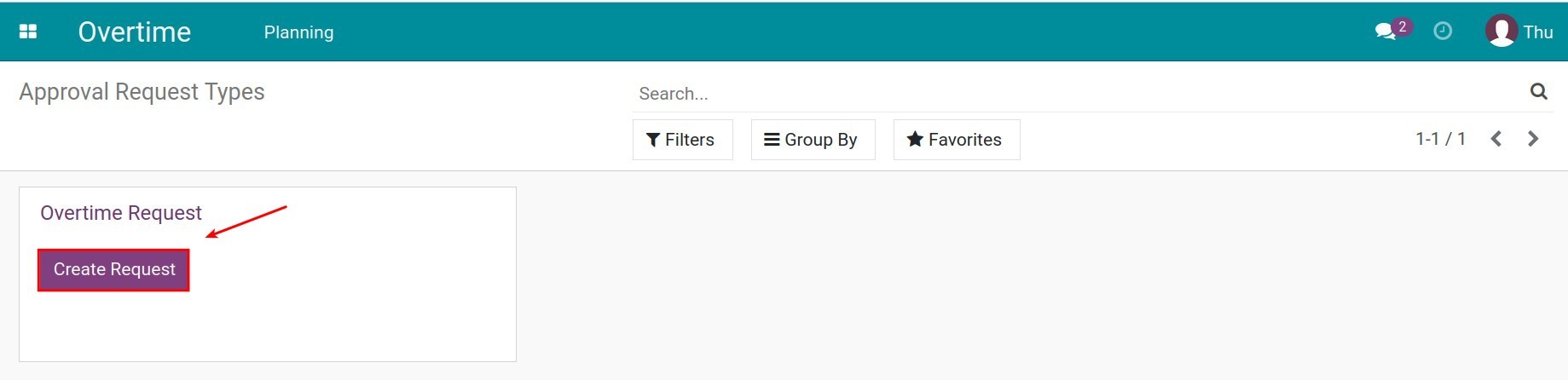 The users' access right with approval