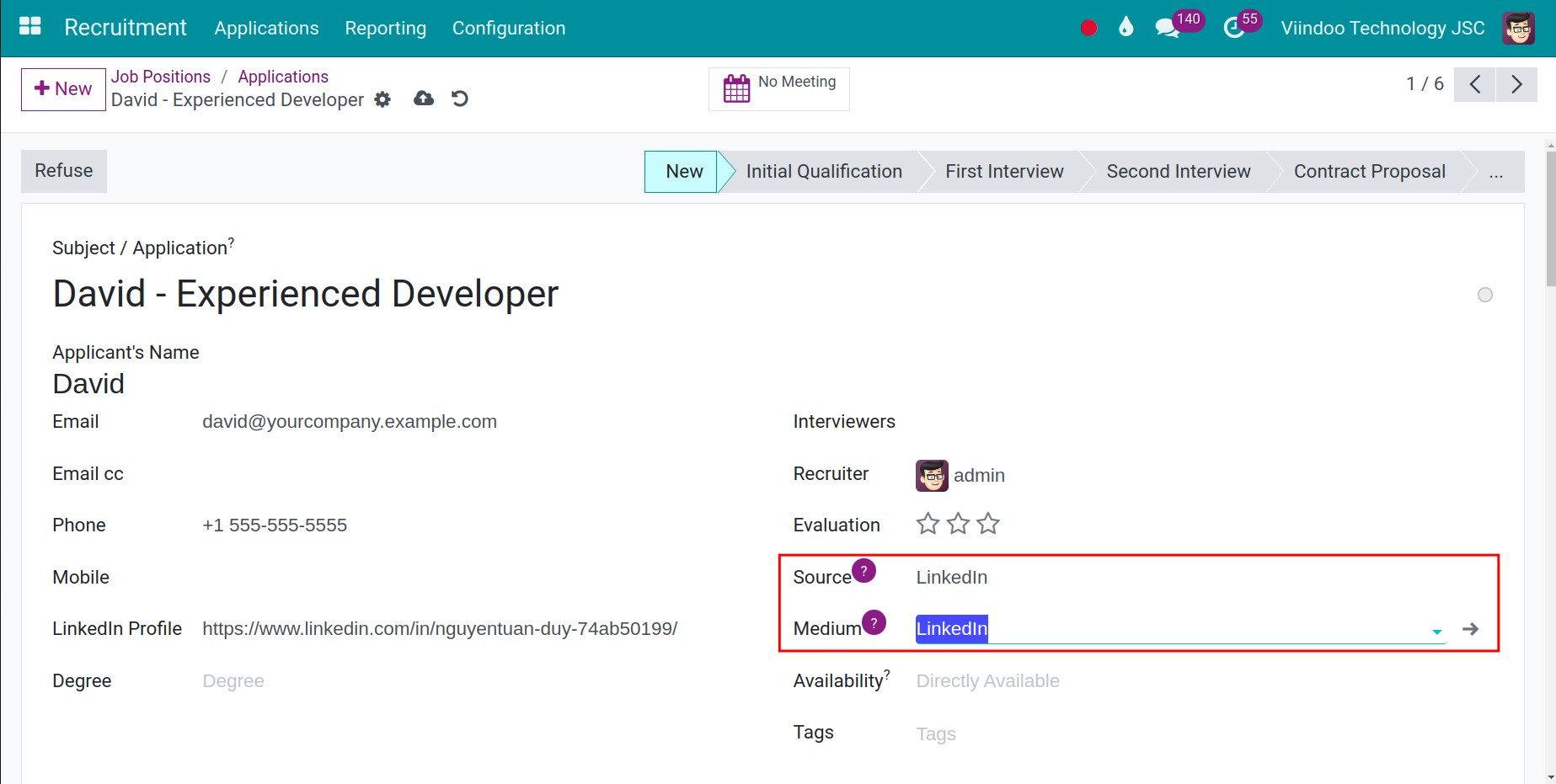 Create applications with sources