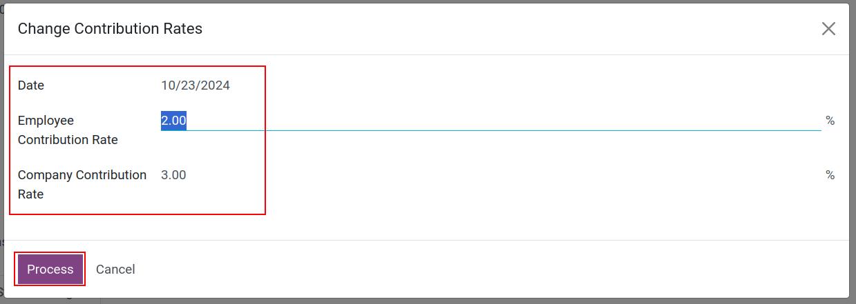 Modify the computation rate for the record