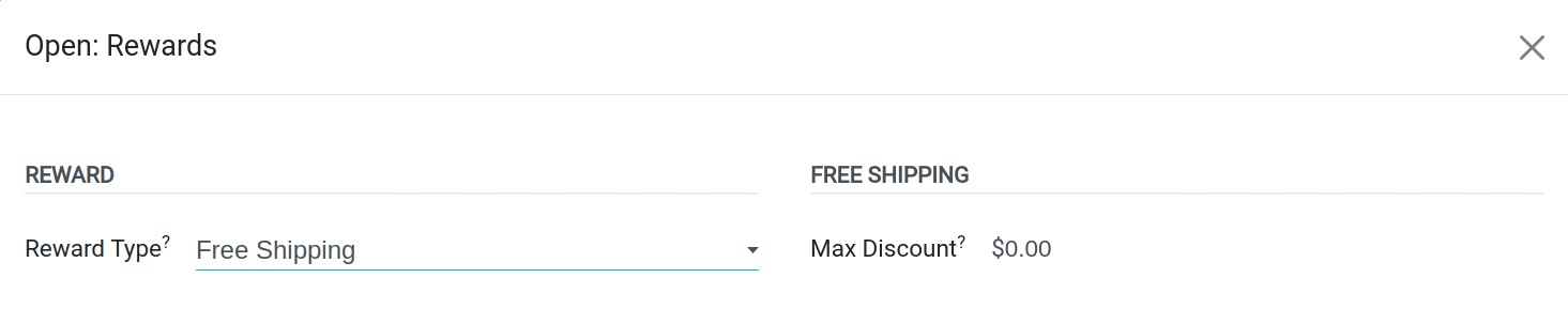 Free shipping rewards