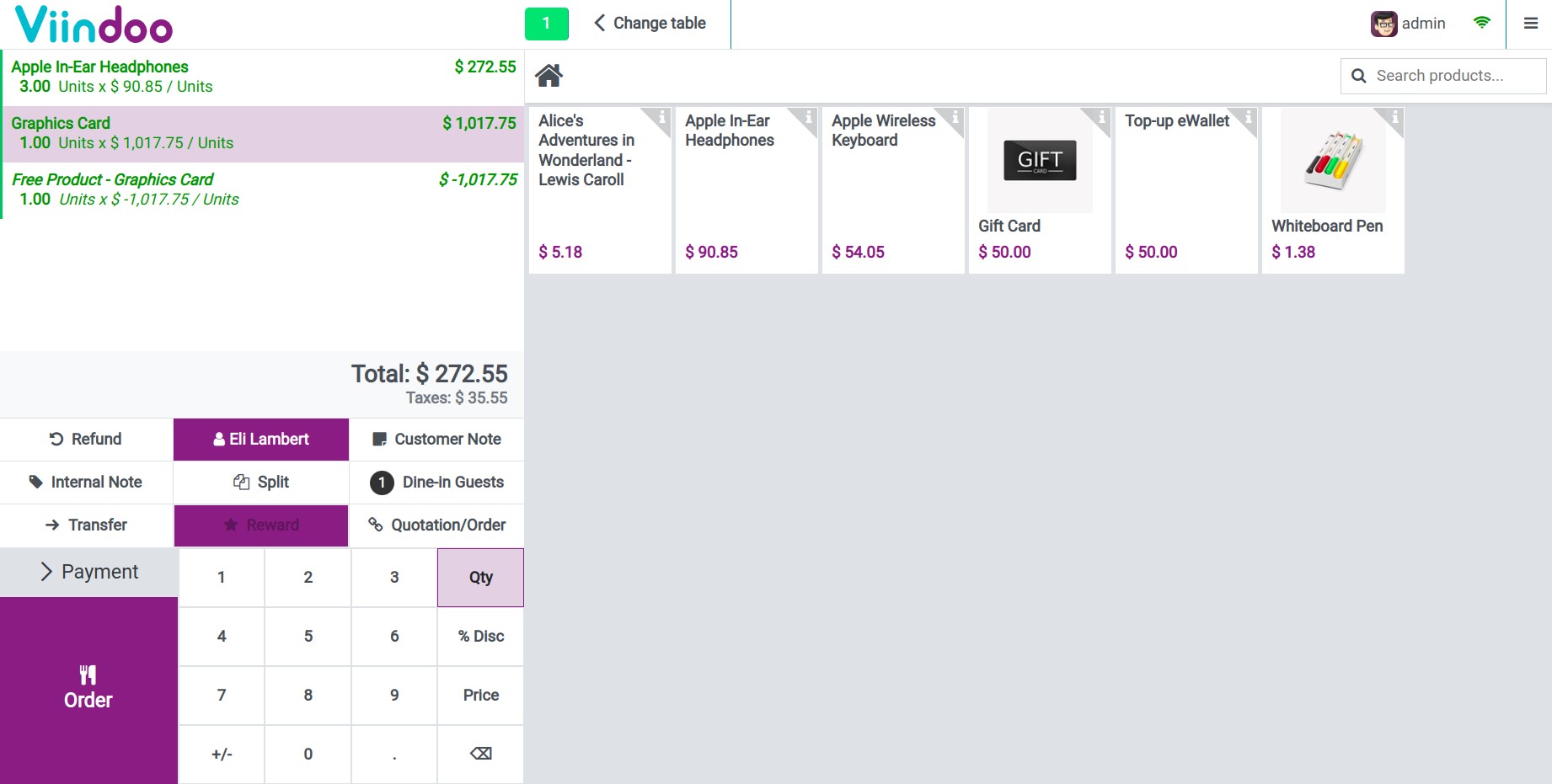create a sales order done