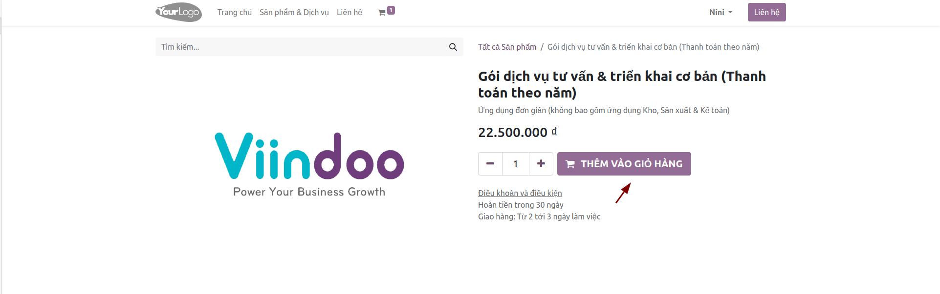 Thêm sản phẩm vào giỏ hàng