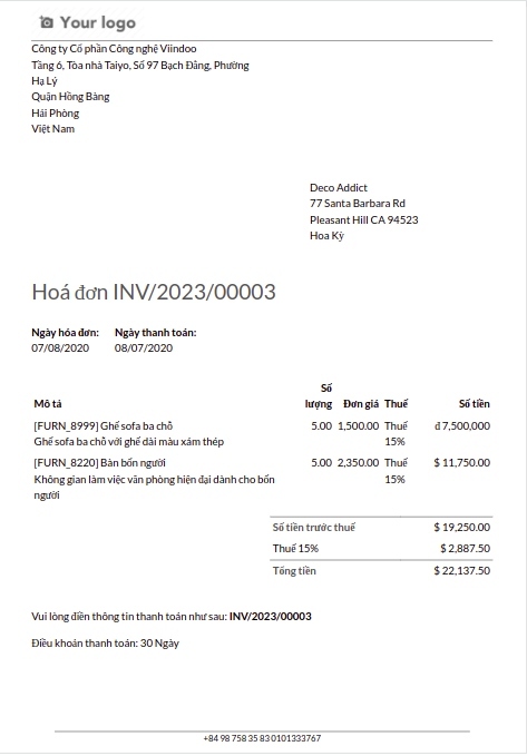 Mẫu báo cáo sử dụng bố cục Light