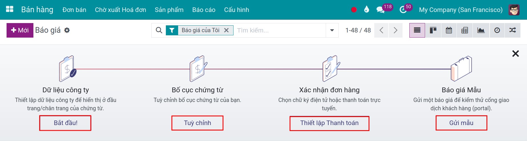 Thanh tiến trình - Viindoo