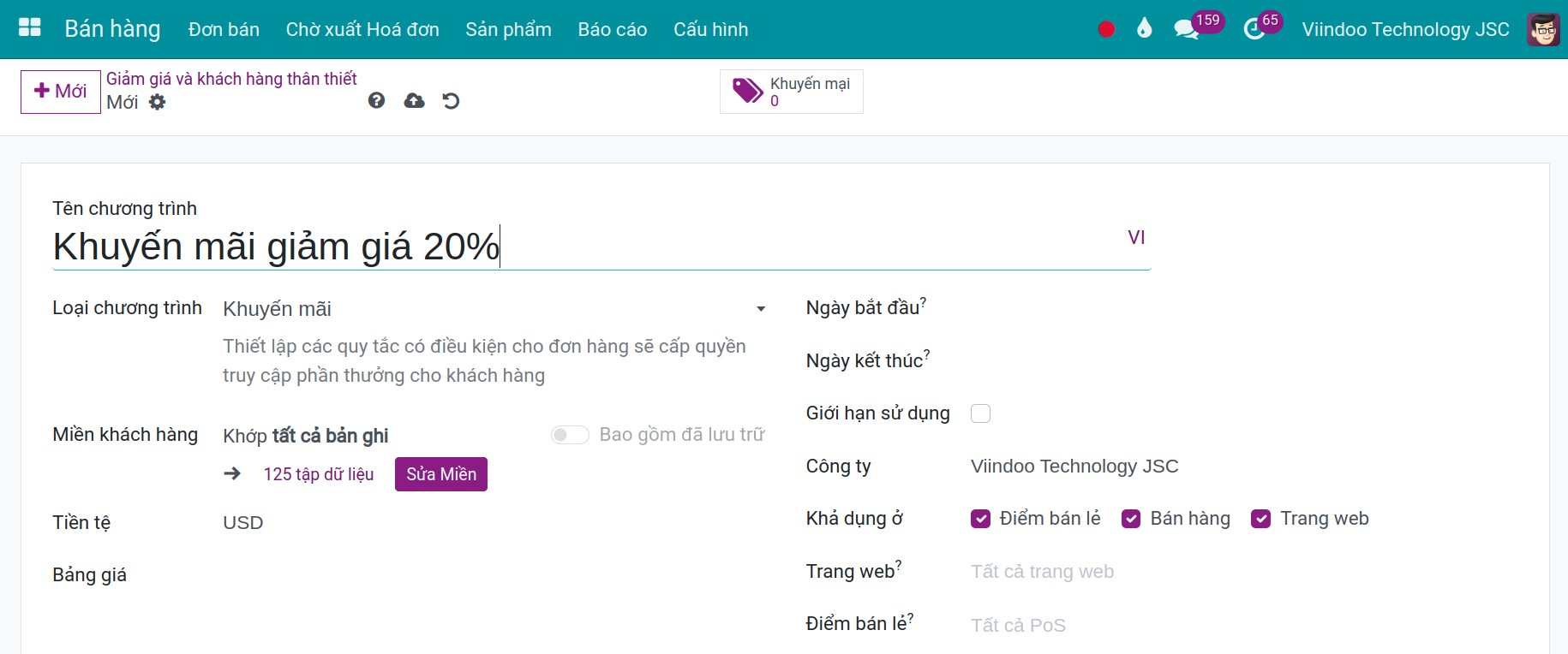 Thiết lập điều kiện