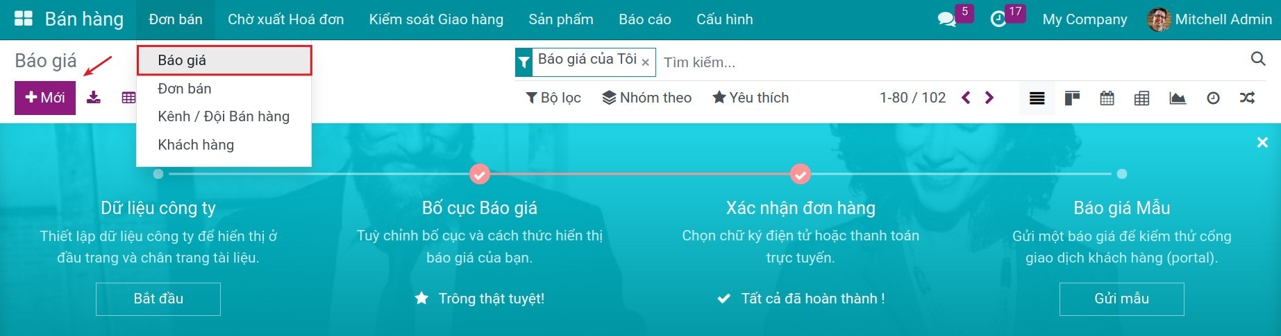 Ứng dụng Bán hàng - Viindoo