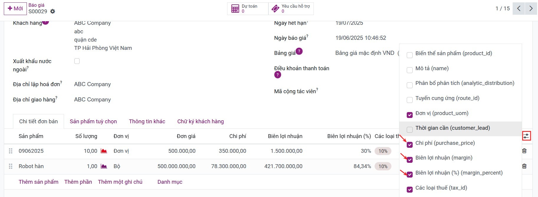 Biểu tượng mở rộng