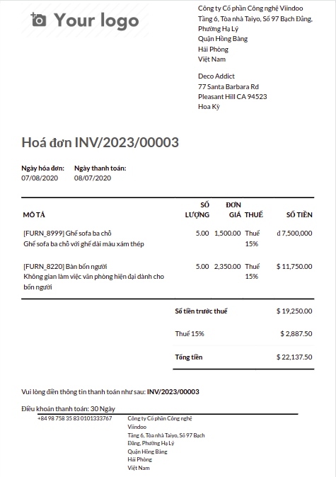 Mẫu báo cáo sử dụng bố cục Đậm