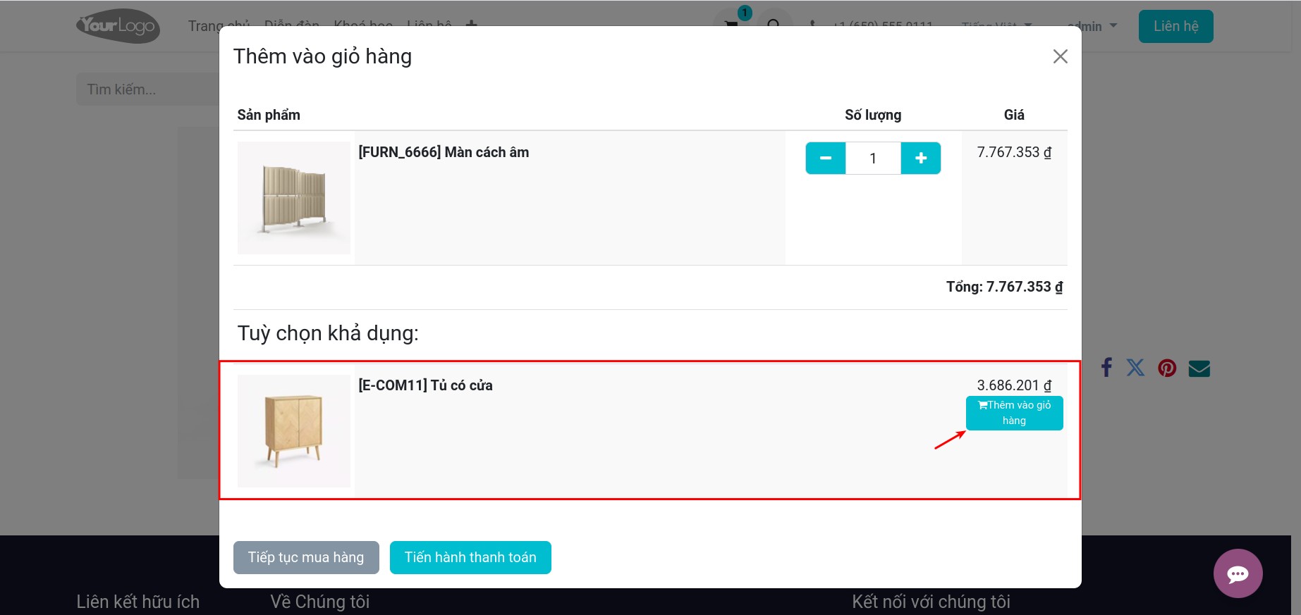 Tạo đơn bán và chọn sản phẩm - Viindoo.