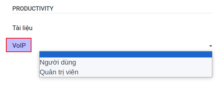 3 lựa chọn phân quyền của Stringee