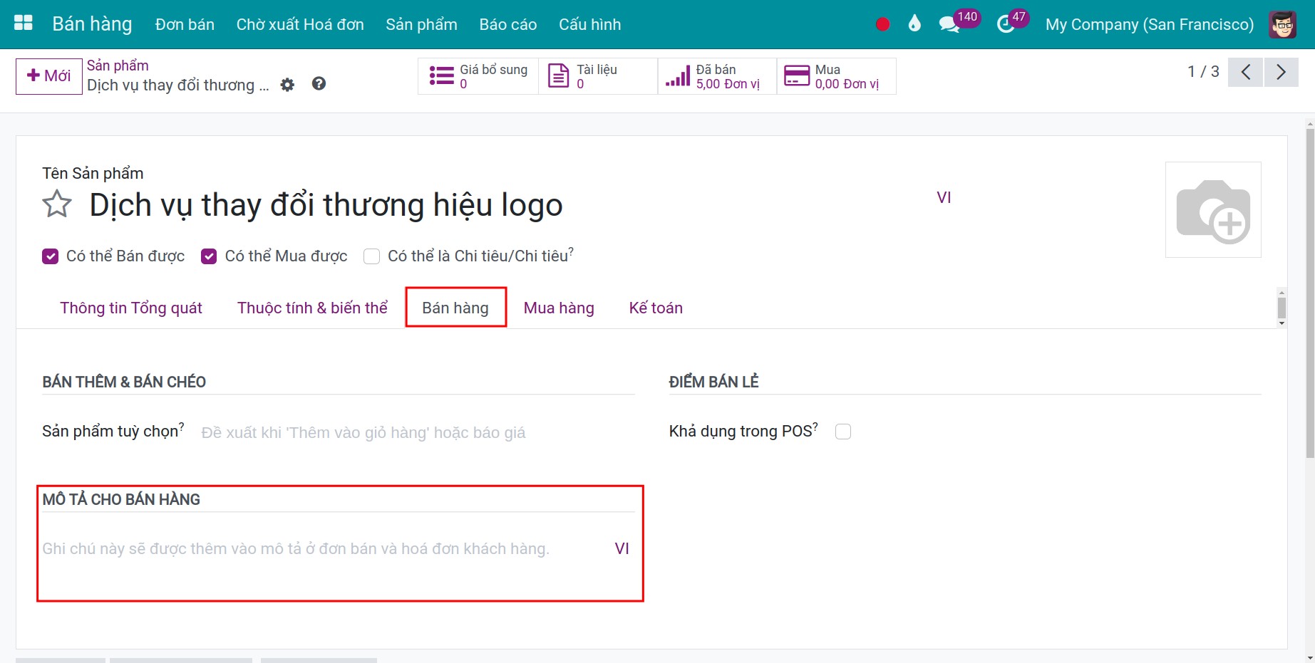 Mẹo cấu hình sản phẩm xuất hóa đơn dựa trên mốc