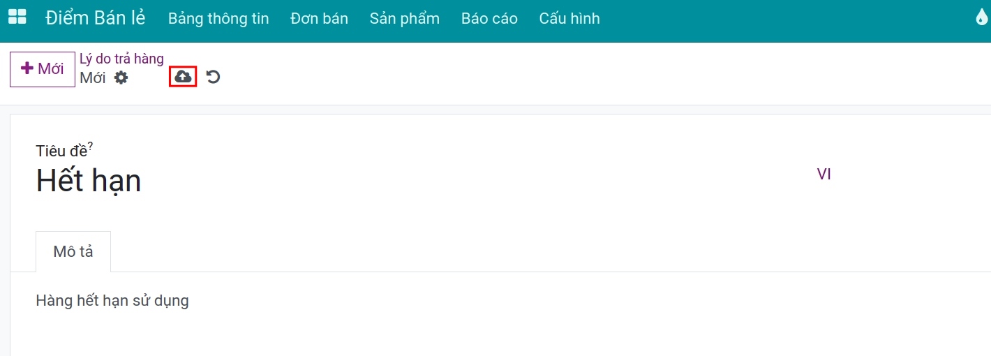 Tạo lý do hoàn hàng