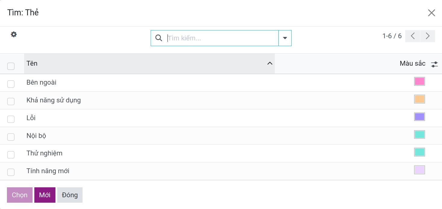 Tạo mới từ khóa trong mô đun Ghi chú - Viindoo
