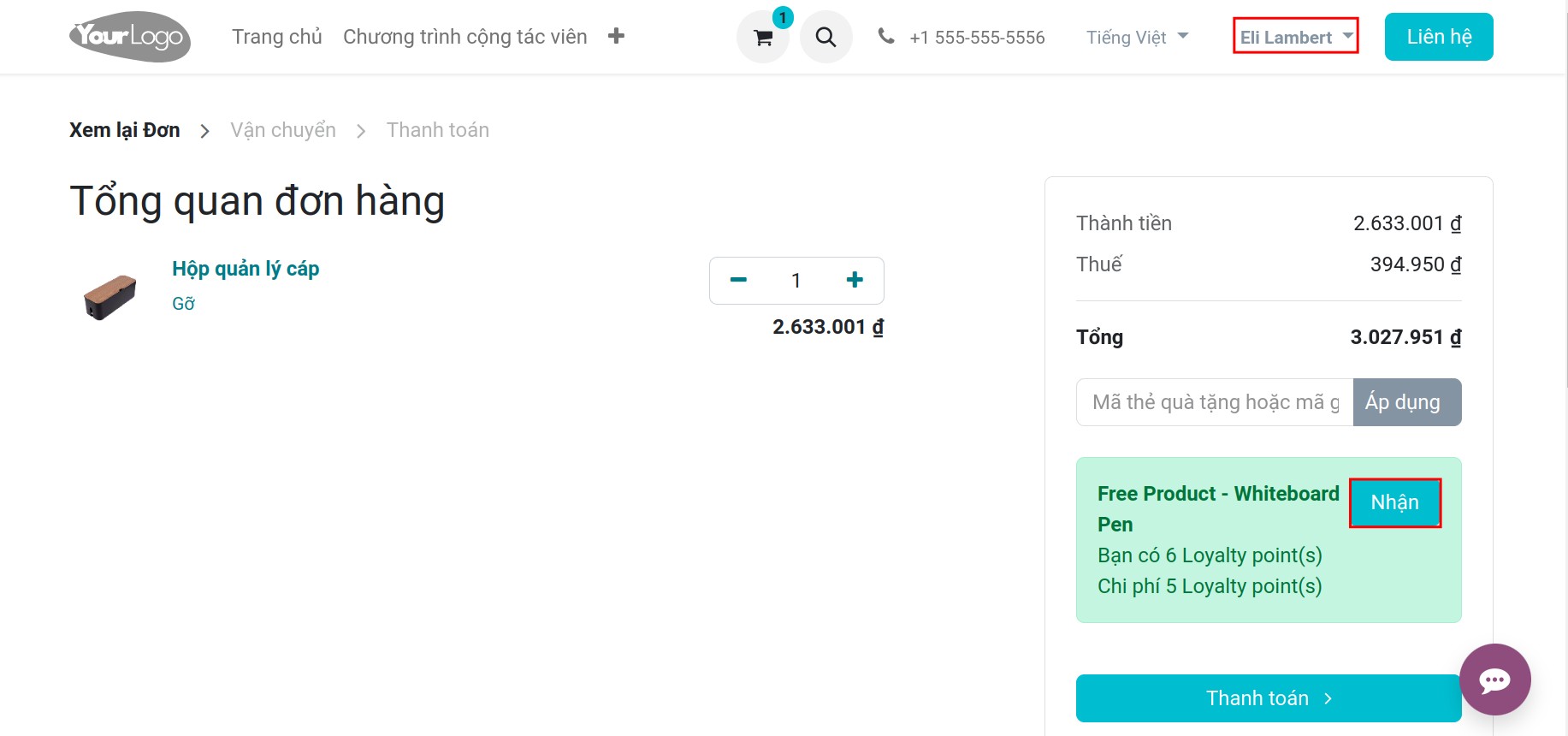 Thiết lập chương trình thẻ khách hàng thân thiết trong thương mại điện tử