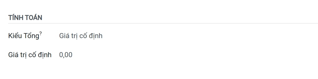 Kiểu công thức tính toán Giá trị Cố định Quy tắc lương Bảng lương Viindoo