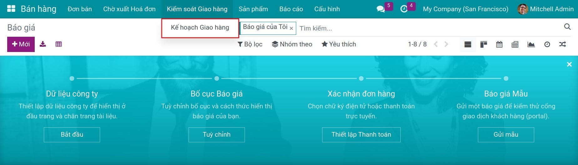 Kiểm soát Giao hàng - Viindoo