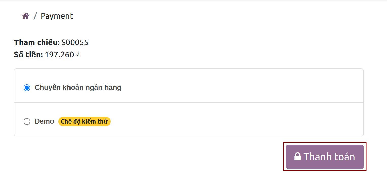 Thanh toán trực tuyến