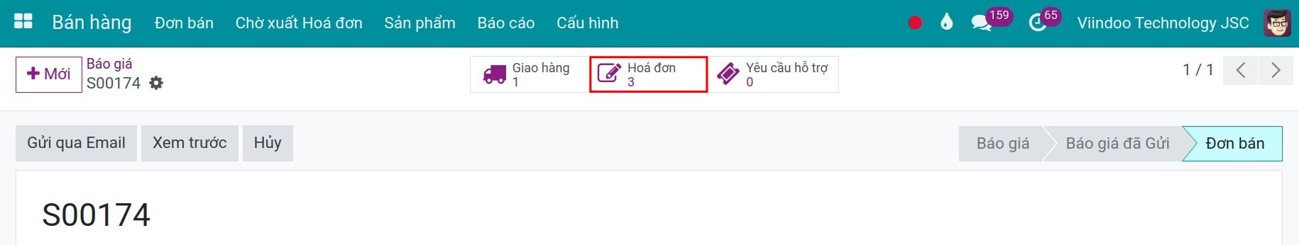 Giảm trừ các khoản ứng trước - Viindoo