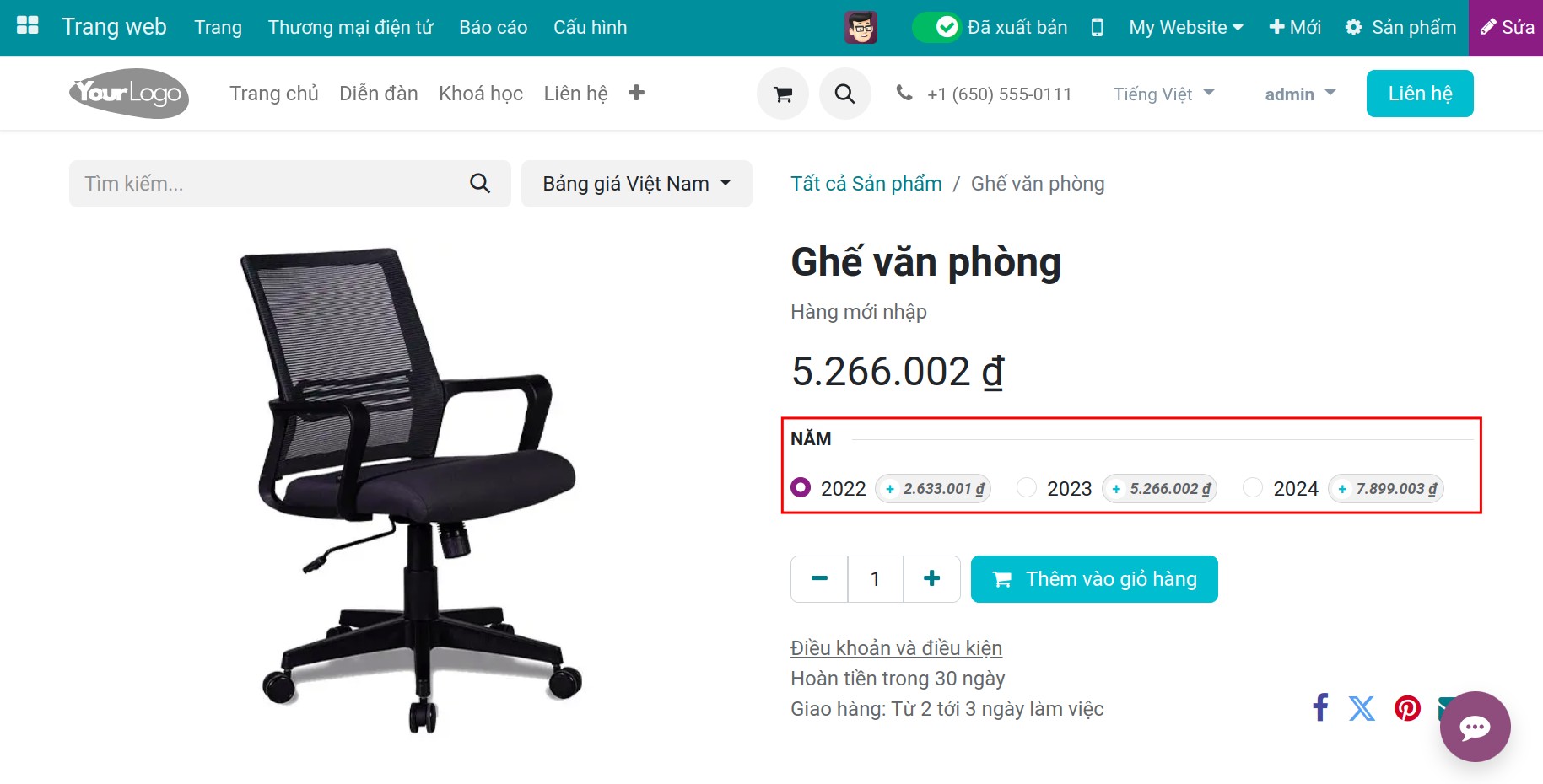 Đến website