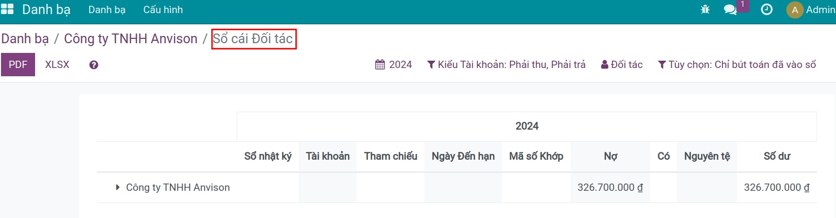 Theo dõi công nợ, thanh toán - Phần mềm kế toán Viindoo