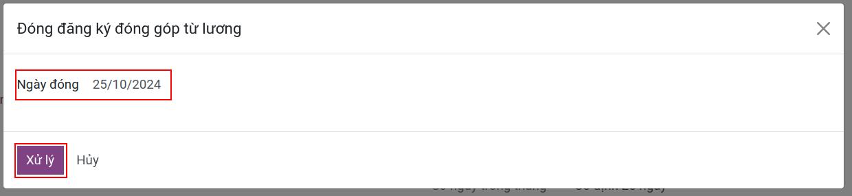 Đóng bản ghi đăng ký đóng bảo hiểm