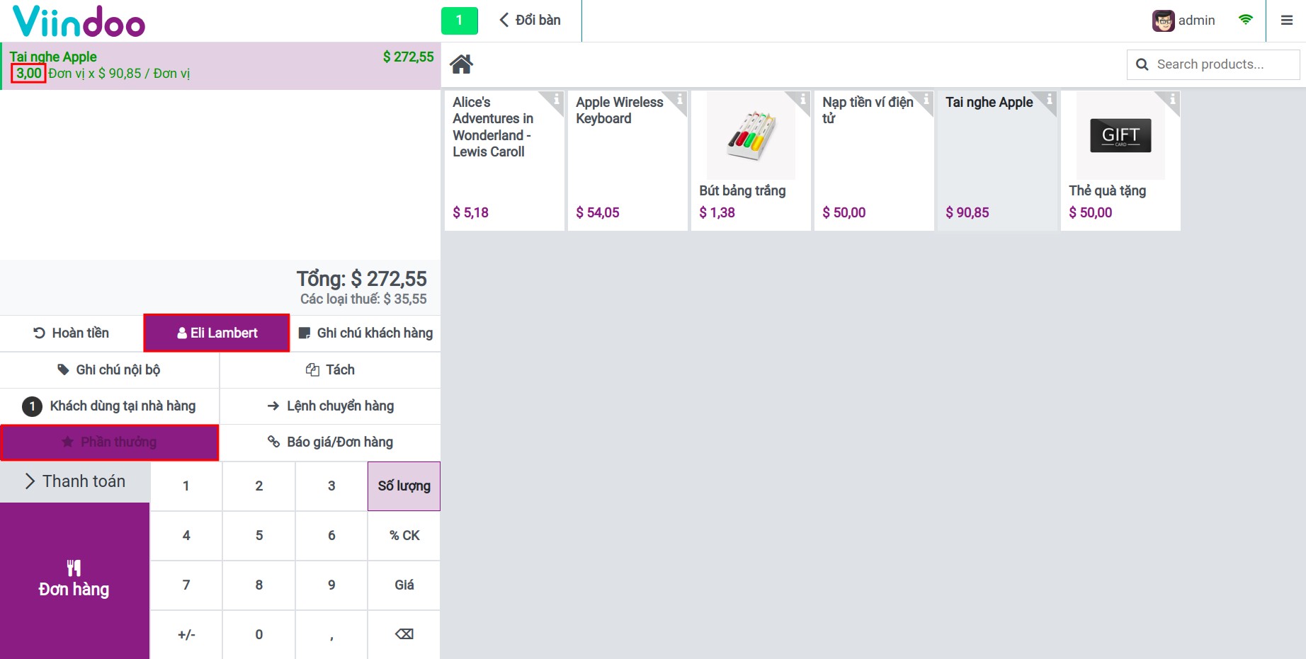 Tạo đơn bán trong Viindoo