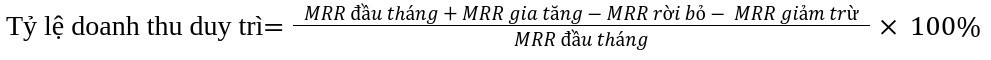 Tỷ lệ Doanh thu Duy trì Viindoo