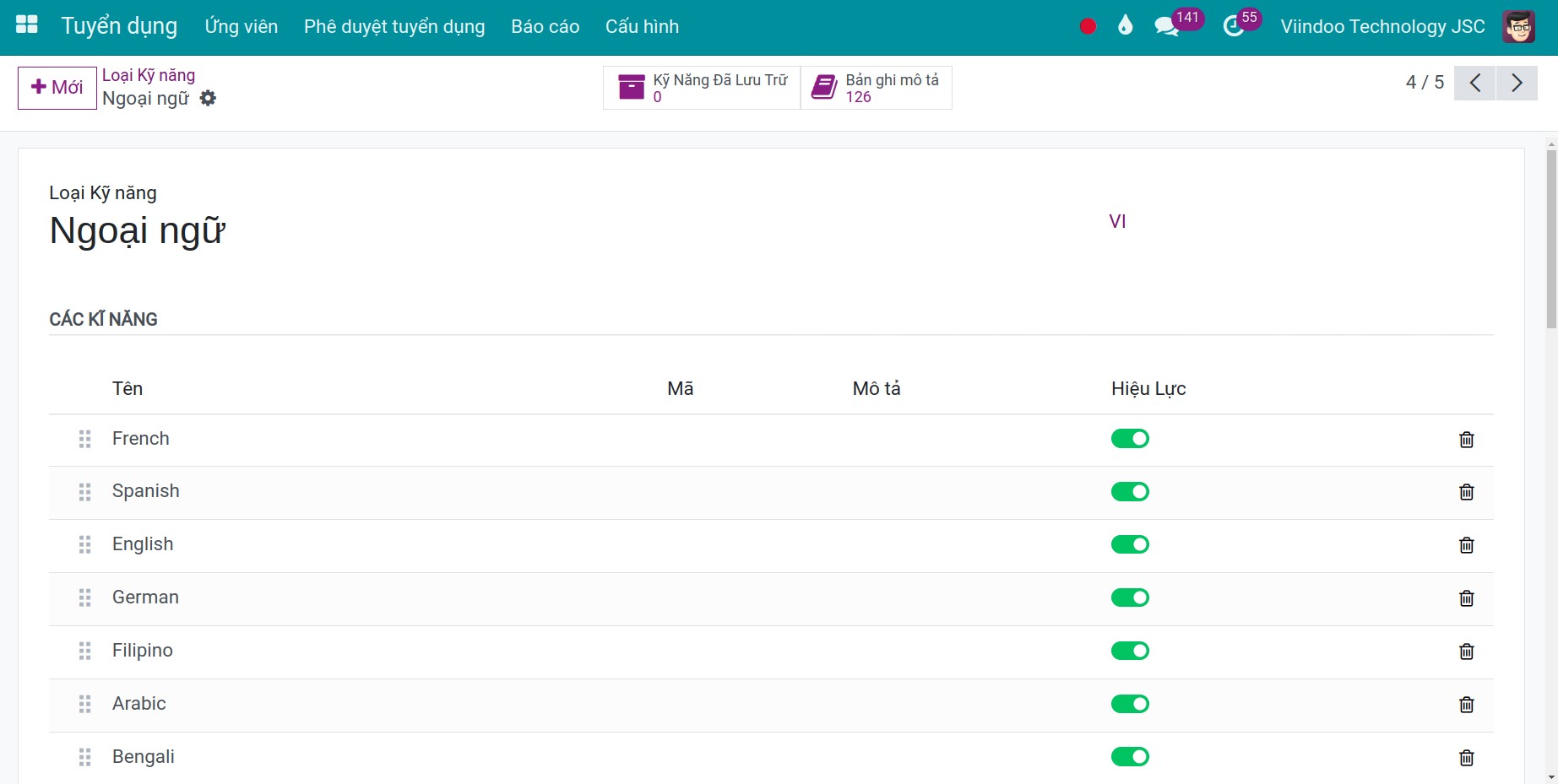 Lưu kiểu kỹ năng