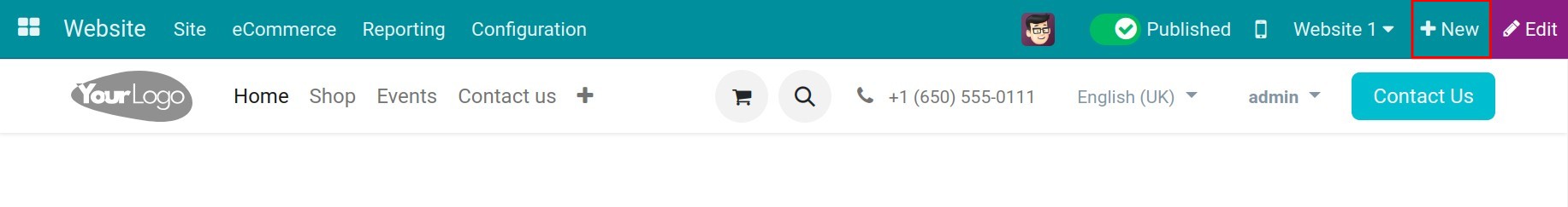 Create a new Blog post in Viindoo
