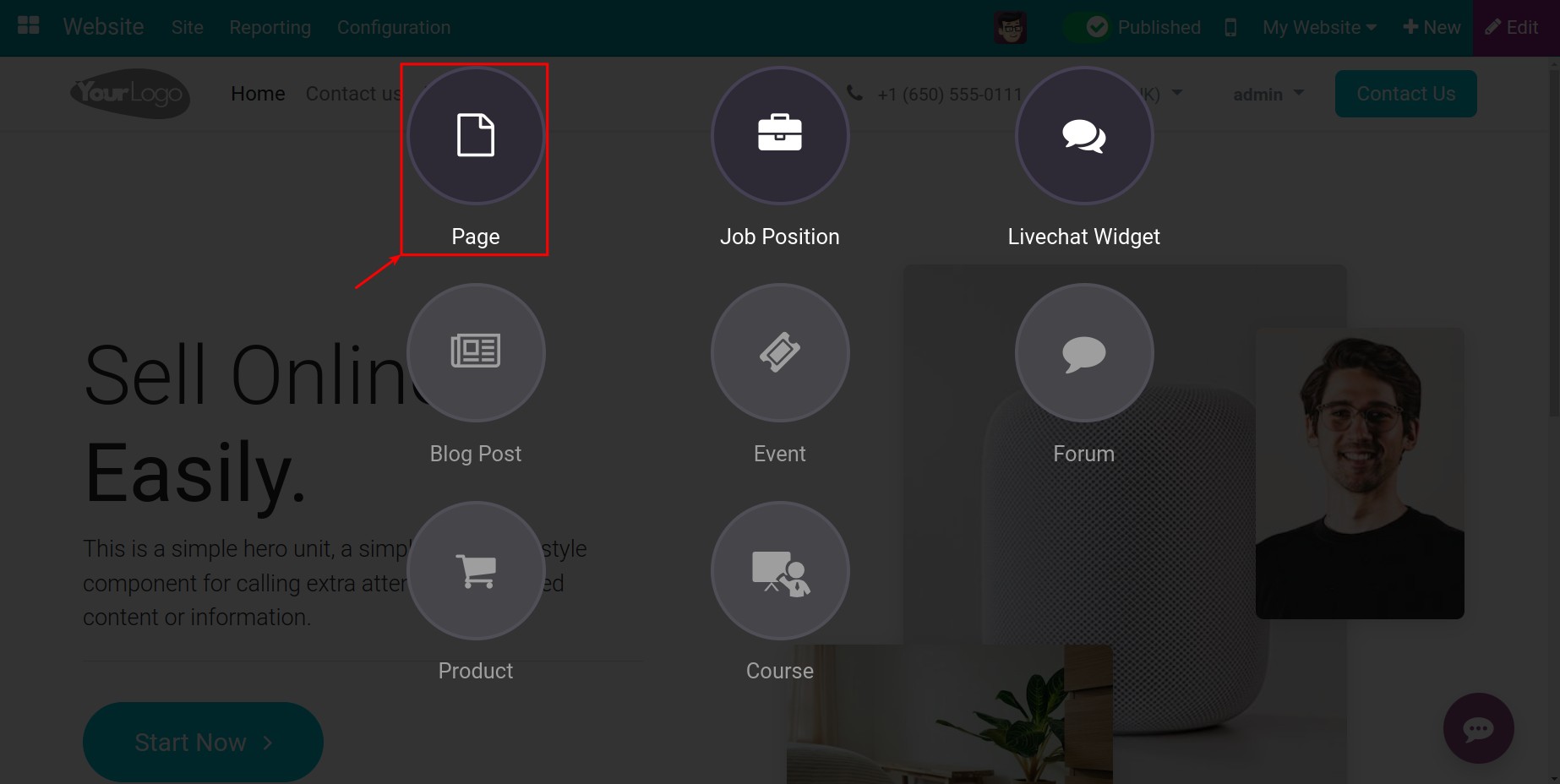 Create new pages 1