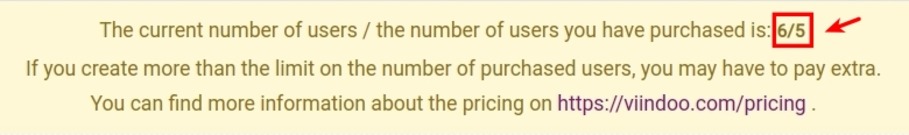 number of account is above the quantity