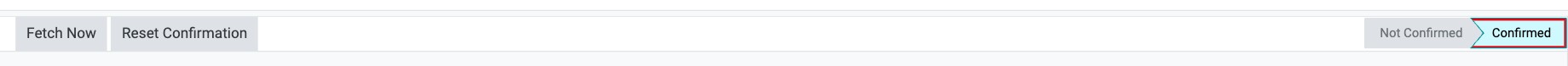Incoming mail server in the Confirmed status