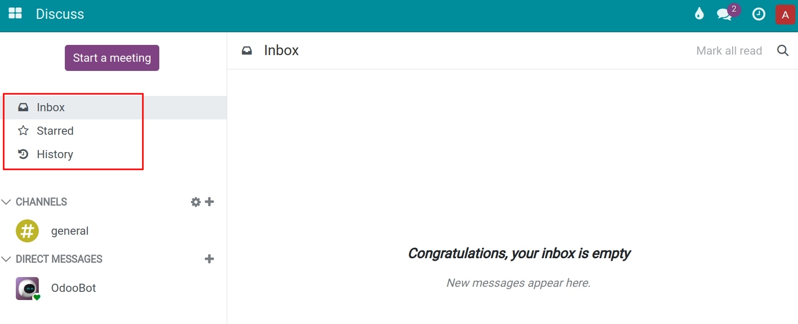 Inbox categorisation