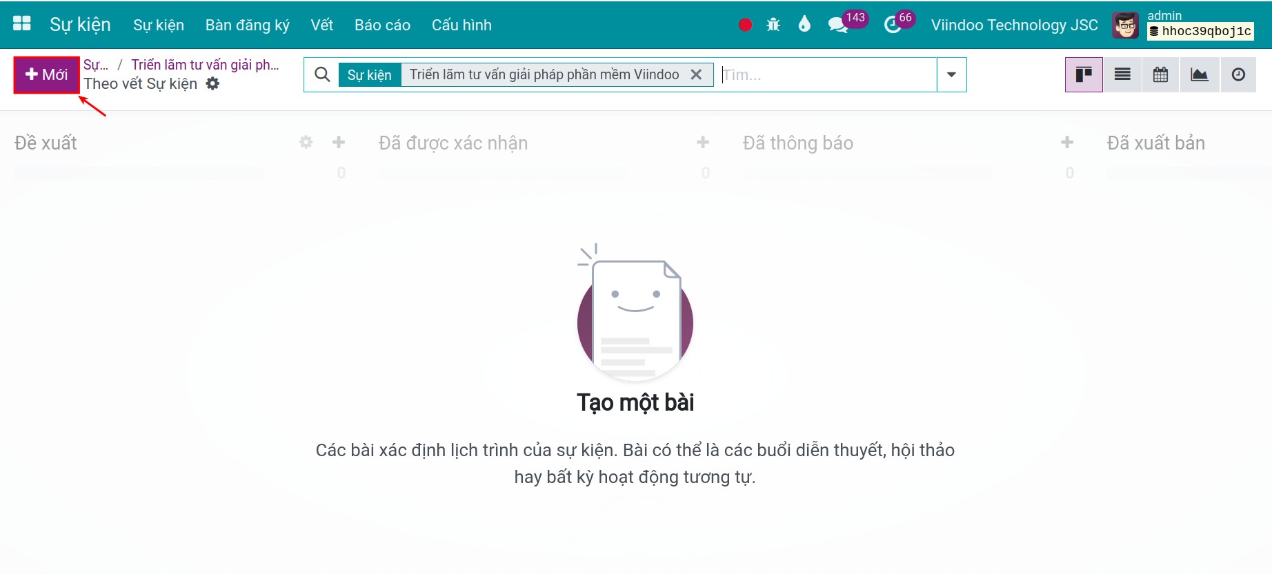 Tạo buổi diễn thuyết