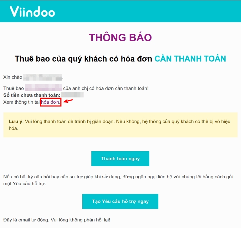 hóa đơn liên quan