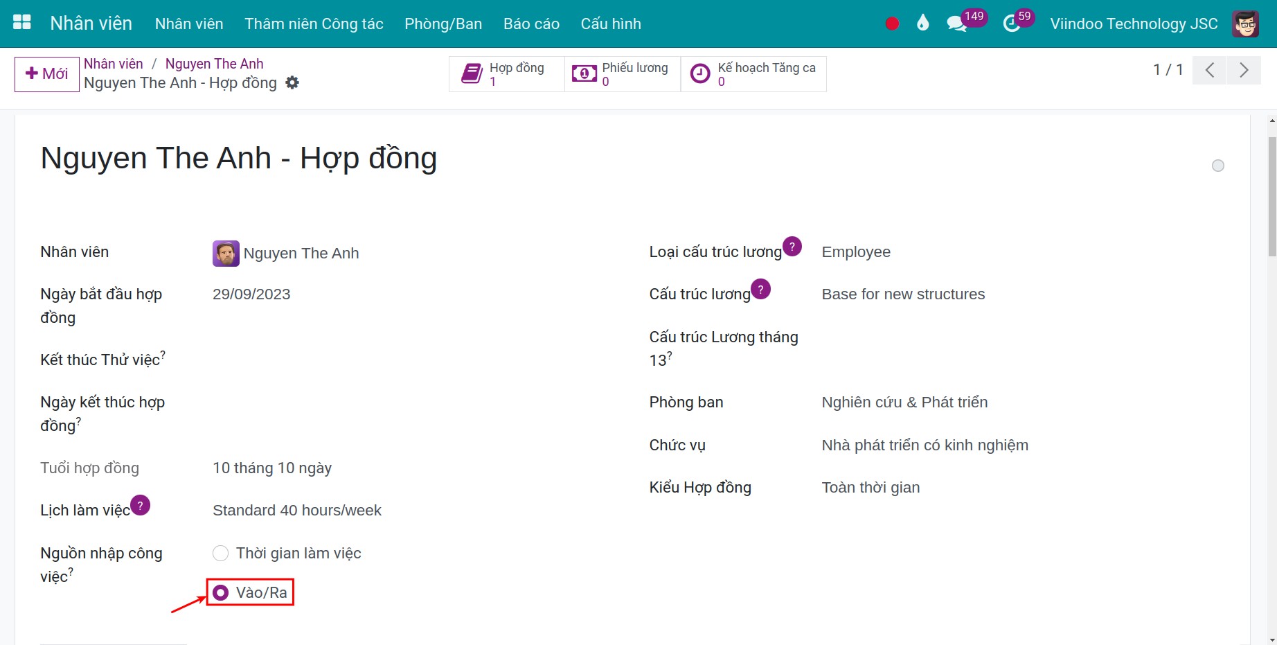 Nhật ký công việc