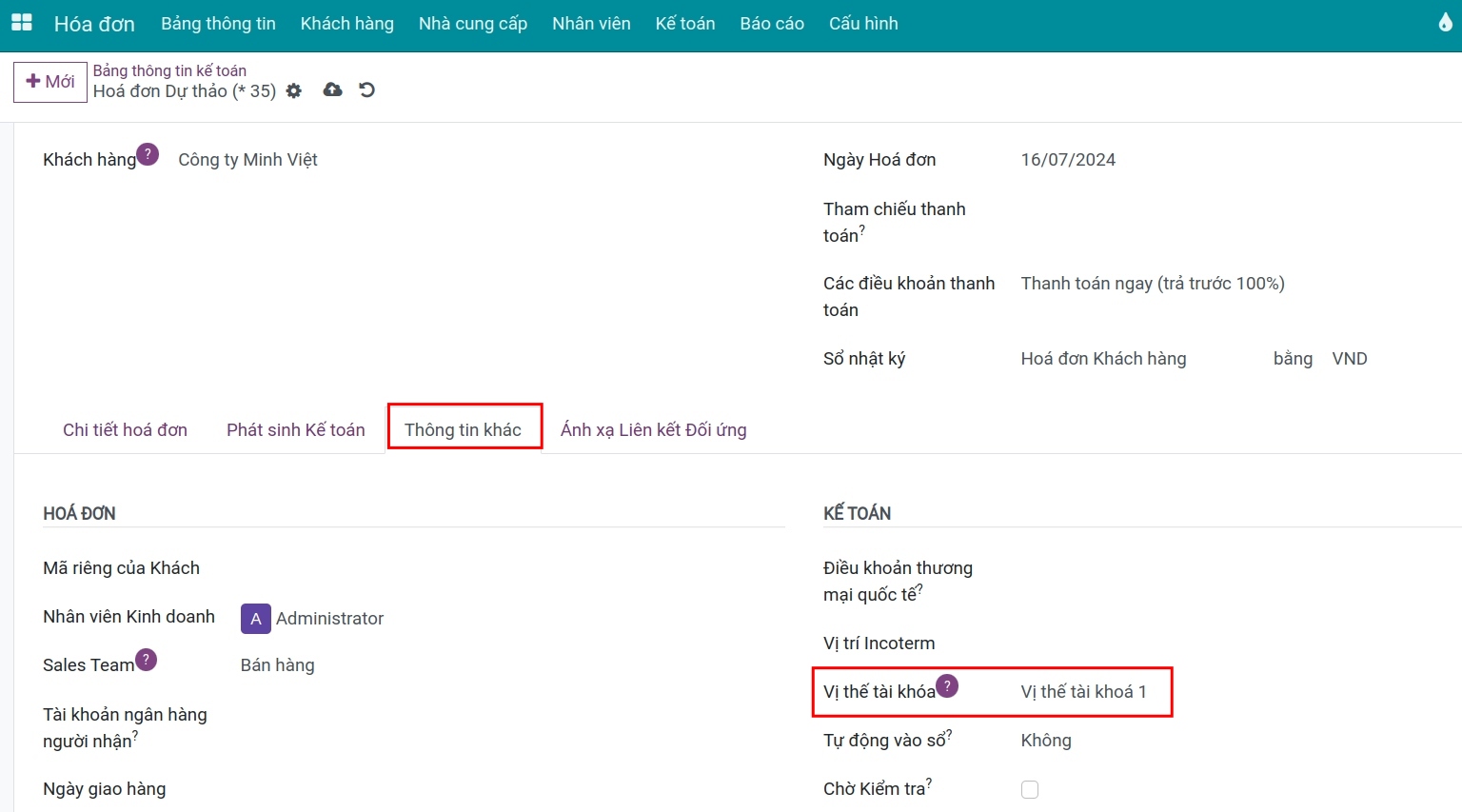 Áp dụng vị thế tài khóa thủ công