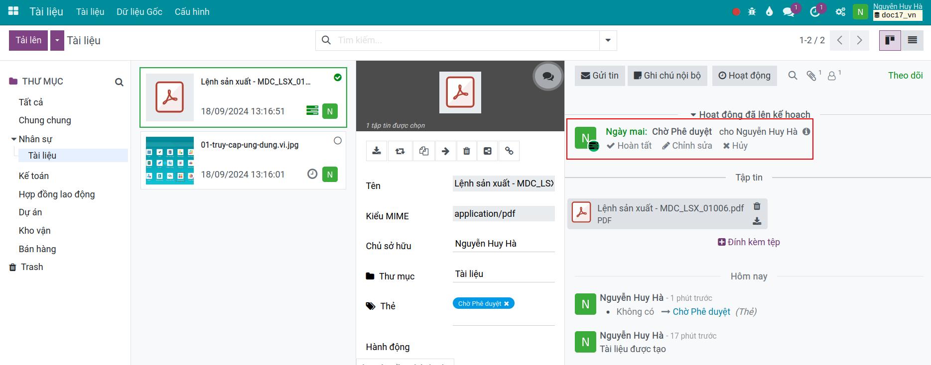 Khu vực chatter