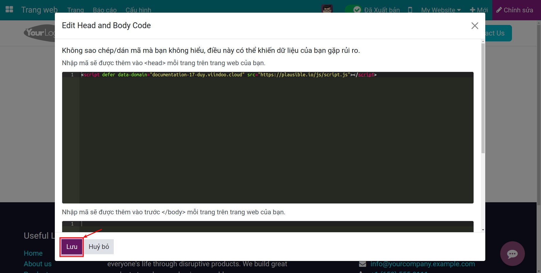 copy past snippet code