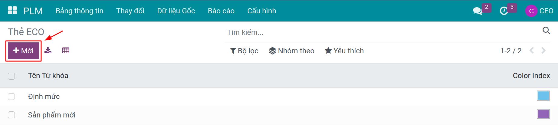 Tạo thẻ ECO