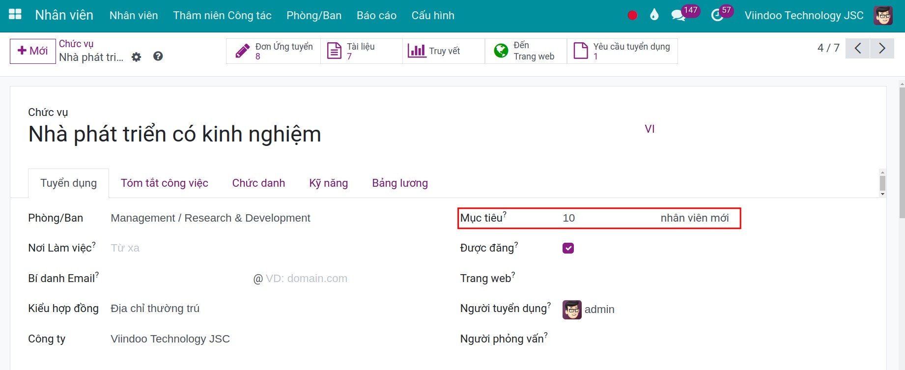 Chức vụ