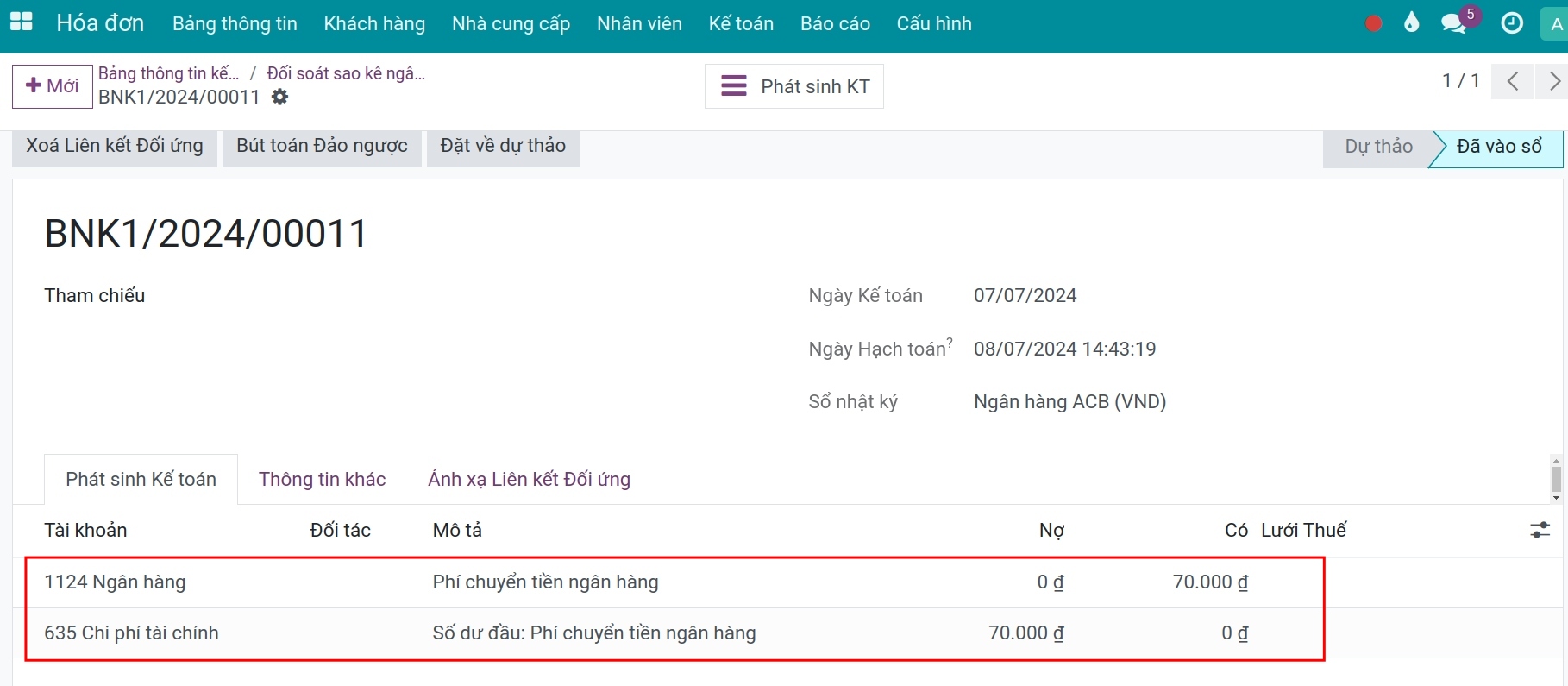 but toan phi ngan hang