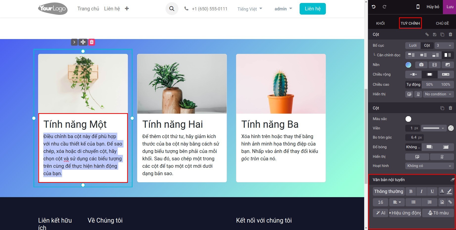 Bộ công cụ chỉnh sửa văn bản